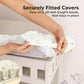 2 Pack Organic Changing Pad Covers for Girl (2 Count)