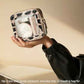 Small Makeup Bag for Purse Accessories Women Clear Cosmetic Mini Pouch Car Essentials Bag Leopard Print Clear Leather Make Up Travel Bag Organizer with Zipper Cute Compact Cheetah Little Toiletry Bag