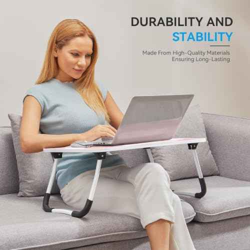 23" Foldable Lap Desk for Laptop Writing w