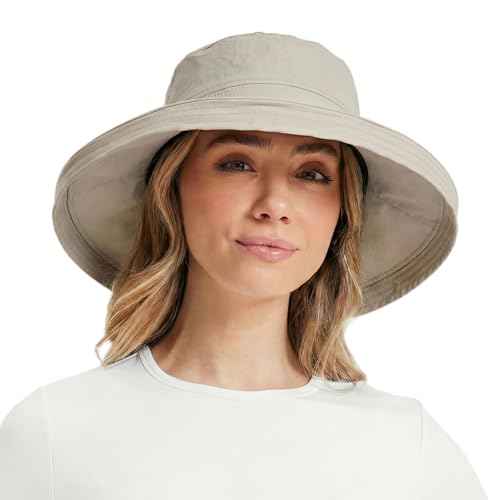 UVCoolix Women's UPF 50+ Wide Brim Cooling Sun Hat