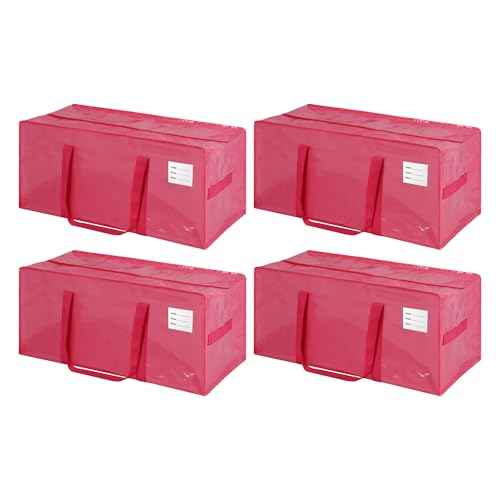 4 Pack Heavy Duty Extra Large Moving Bags with Handles (4 Count)