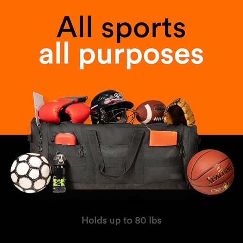 140L 38" Extra Large Heavy Duty Sports Equipment Storage Duffle Bag