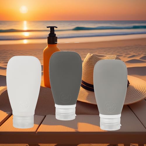 Travel Bottles for Toiletries (3 Count)