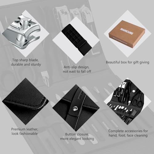 Manicure Set Professional Nail Clippers Pedicure Kit