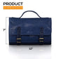 Premium Buffalo Leather Roll Toiletry Bag Travel Dopp Kit