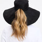 Women's Ultra Wide Cotton Linen Hat UPF 50+