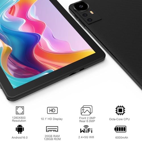 Android 16 Tablet 10 Inch