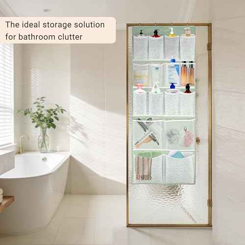 16 Pockets Over Door Hanging Storage Organizer with 4 Kinds Pouch