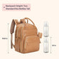Leather Diaper Bag Backpack