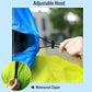Adults Rain Poncho Waterproof Raincoat Women Gradient Hood with Pocket