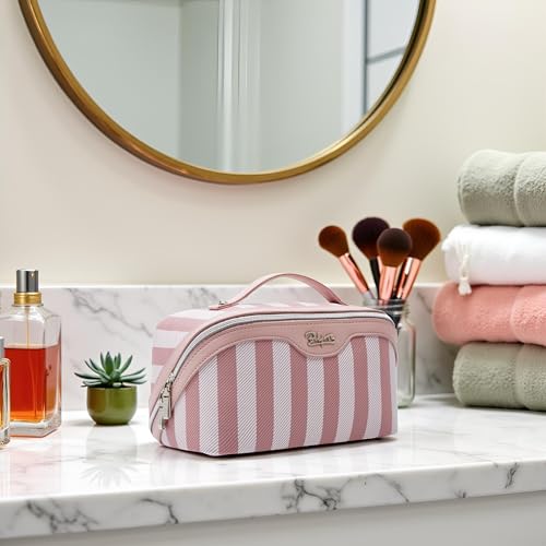 Travel Makeup Bag Cosmetic Bags for Women (3 Count)