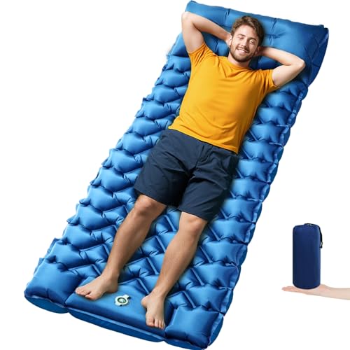 Sleeping Pad Compact Sleeping Pad for Camping with Pillow Built