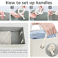 Storage Bins with Lids (3 Count)