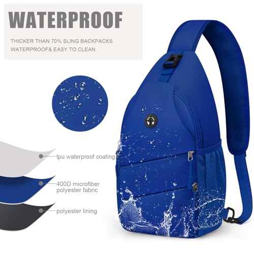 Crossbody Bags for Women Men Trendy Sling Bag Backpack Chest Bag