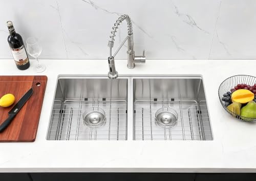 33 Inch Double Bowl Undermount Kitchen Sink