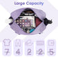 18" Carry on Bag Underseat for Airplane with Wet Pocket Spirit Airlines Personal Item Bag Travel Duffel Bag Small Gym Bag Weekender Overnight for Women and Men