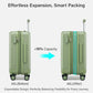 Carry On Luggage 22x14x9 Airline Approved Hardside 20 Inch Suitcase