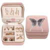 Travel Jewelry Organizer Boxes for Women Small Portable Necklace Earrings Bracelet Rings Travel Case Best Friend Birthday Gifts for Women Trendy