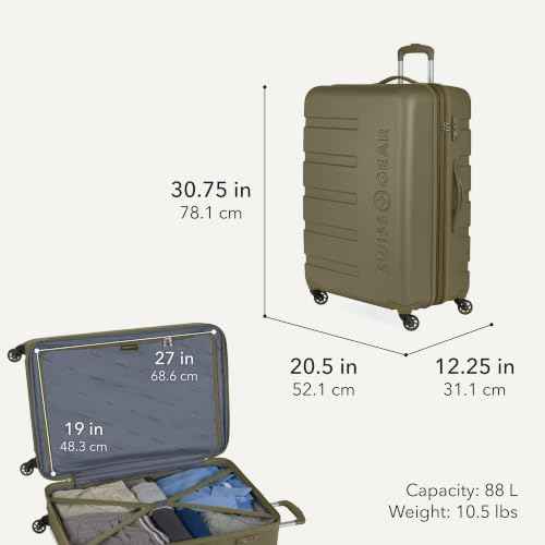 Signature Hardside Expandable Checked Large Spinner Luggage