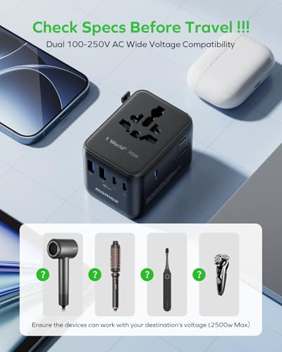 70W Universal Travel Adapter 7