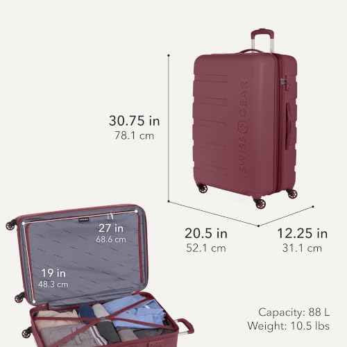 Signature Hardside Expandable Checked Large Spinner Luggage