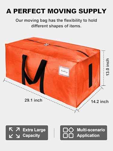 Supports 200lbs Heavy Duty Moving Bags (4 Count)