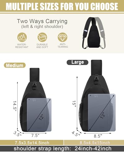 Crossbody Bags for Women Men Trendy Sling Bag Backpack Chest Bag