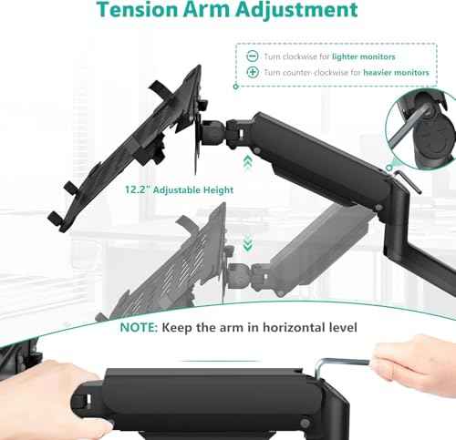 Laptop Wall Mount for 17" Notebook and Up to 32" Screen