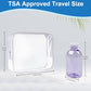 Travel Bottles 4pcs 3.4oz Shampoo Containers TSA Approved Leak Proof Flip Cap Squeeze Bottles (4 Count)