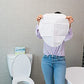 Hinlo Bowl Disposable Toilet Bowl Liners (100 Count)