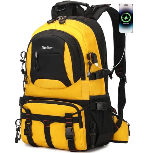Nerlion 40L Hiking Backpack Travel Backpack for Men Women Camping Waterproof Outdoor Hiking Daypack Lightweight Backpack