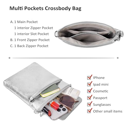 Genuine Leather Small Crossbody Bags for Women Travel Leather Purse