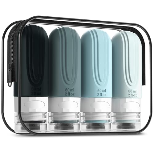 Travel Bottles for Toiletries (4 Count)