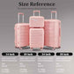 Luggage Sets 6 Piece Expandable Suitcase (6 Count)