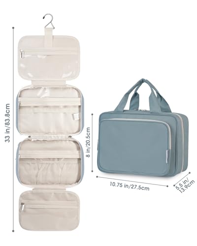 Hanging Toiletry Bag for Women Travel Makeup Bag Organizer Toiletries Bag for Travel Size Essentials Accessories Cosmetics