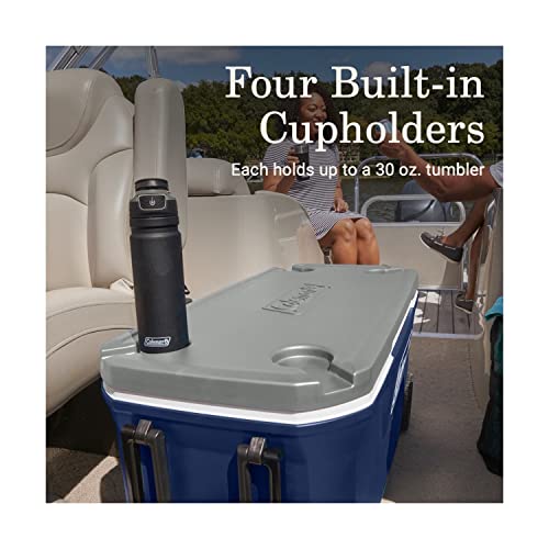 Classic Series Insulated Portable Rolling Cooler with Wheels