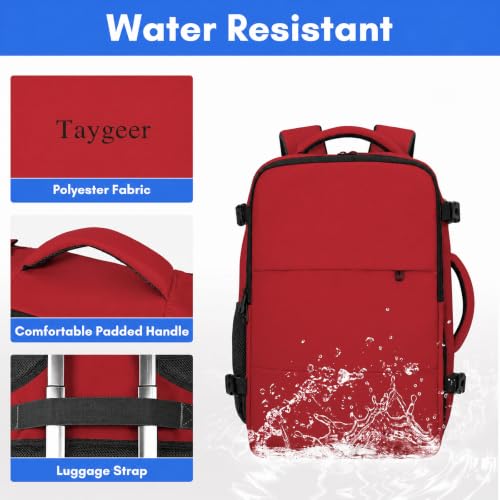 35L Carry on Travel Backpack for Women Men