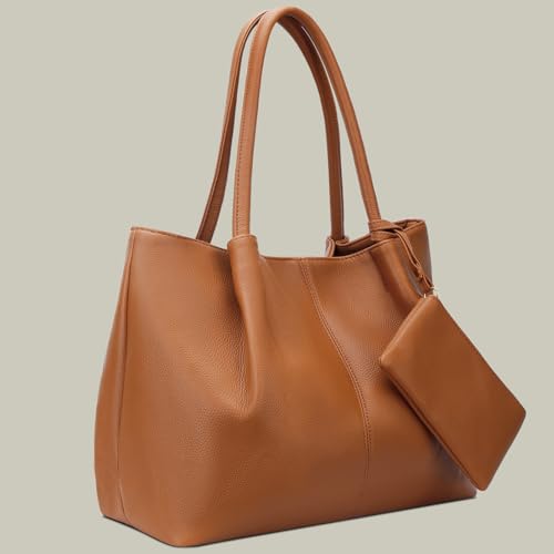 Tote Bag for Women Vegan Leather Shoulder Purse Trendy Travel Bag