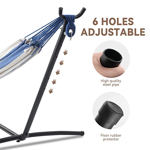 Double Hammock with Stand for Outside