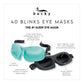 40 Blinks No Pressure Solid Eye Mask for Sleep & Travel
