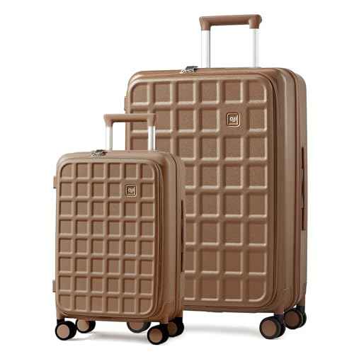 Expandable Top Opening Luggage Sets 2 Piece with Spinner Wheel (2 Count)