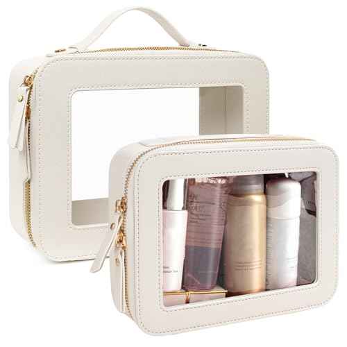 Travel Clear Makeup Bag Set