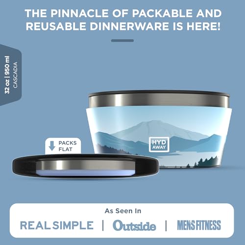 1 Quart Collapsible Insulated Bowl with Lid