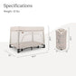 Remi 3-in-1 Portable Playard, Bassinet & Travel Crib - Charlie