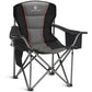 Oversized Fully Padded Camping Chairs with Lumbar Support