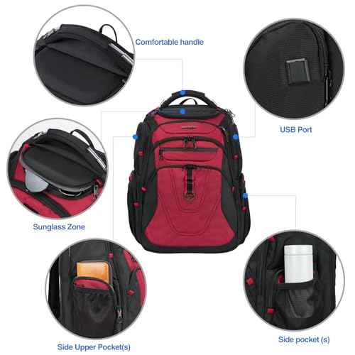 Travel Laptop Backpack 17.3 Inch XL Computer Backpack for Men