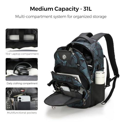 Laptop Backpack with USB Charging Port