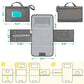 Portable Diaper Changing Pad with Wipes Pocket