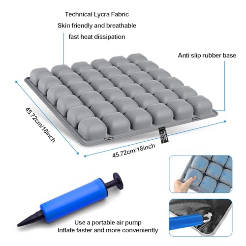 Grey Travel Seat Cushion