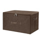 Fabric Storage Bins with Zipper Lids